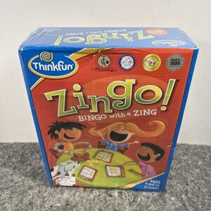 ZINGO! THINKFUN CHILDREN'S GAME BINGO WITH A ZING! AGES 4+ NEW SEALED